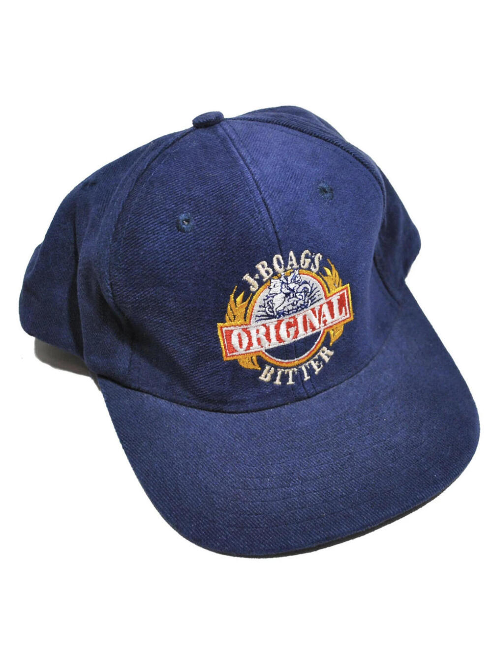 Vintage J. Boags Original Bitter Australian Beer Blue 90s Strap Hat